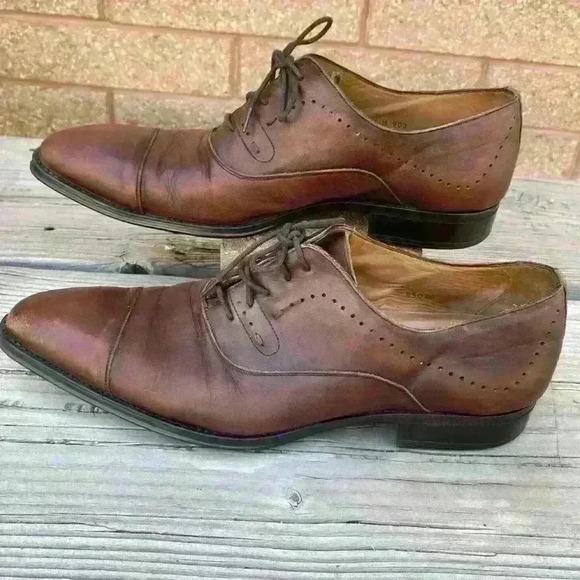 Mezlan “Farmo” men’s designer shoe brown size 9.5 main image 4